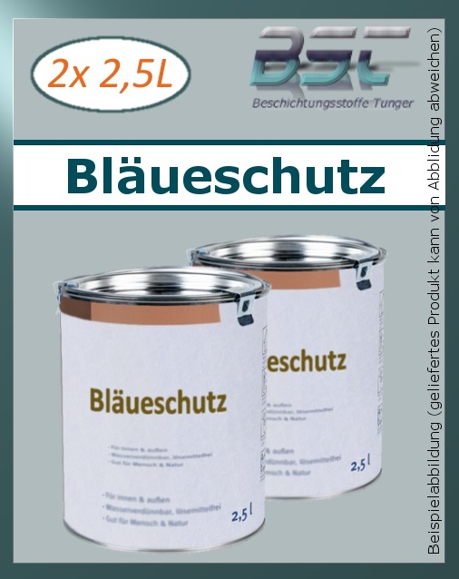2x2,5Li BFL:BLÄUESCHUTZ - Holzimprägnierung gegen Bläuepilzbefall - 21,30 €/Li)