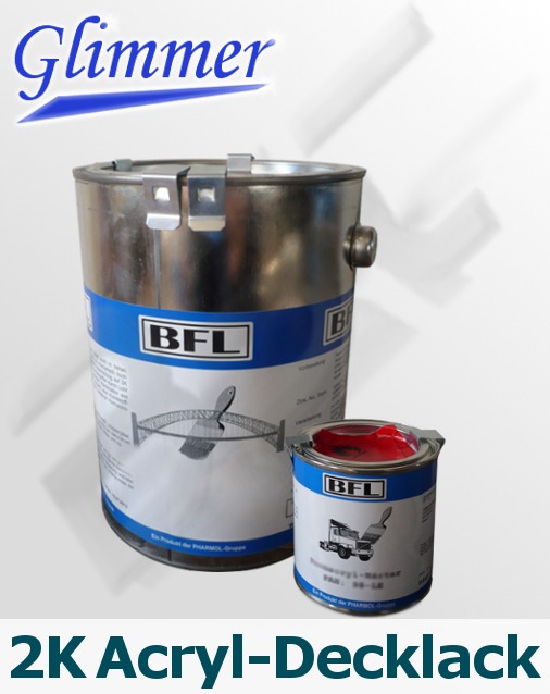 1xSet (10kg BFL:Permacryl-Glimmer-Lack + 1kg Härter BFL:PAH 98-LE) extrem widerstandsfähig 29,16 €/kg = Mischpreis