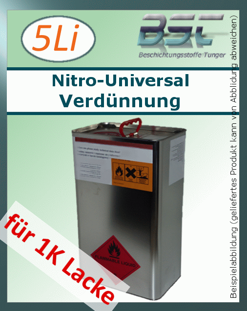BFL:Nitro-Universal-Verdünnung für lösemittelhaltige 1K-Lacke 5Li (10,36€/Li)